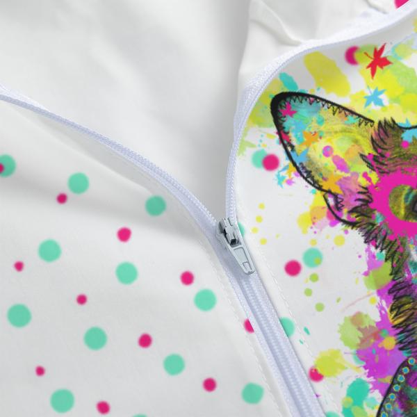 Leichte Regenjacke Bootsmann – Popart Hundemotiv, 100 % Polyester, Unisex, Deutscher Schäferhund, Mischling, Mix